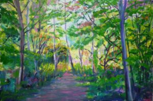 Walk in the woods pathway