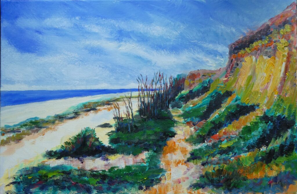 Blog 2024 and all that Praia de Falesia Vilamoura