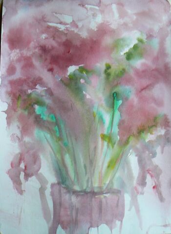 Blog painting flowers in watercolour